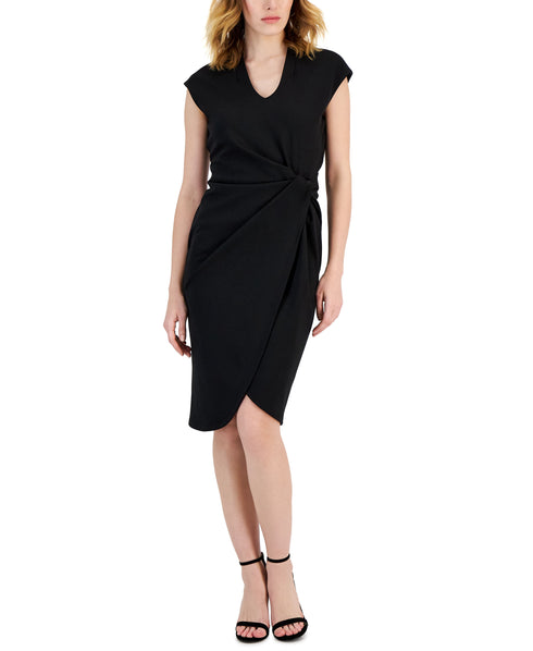 Women's Gathered-Waist Sheath Dress